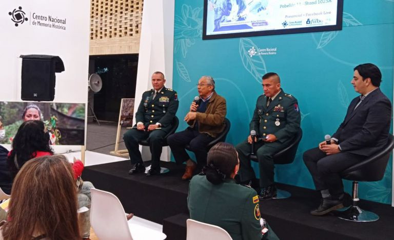 CNMH reconoció a las víctimas miembros de la fuerza pública en la Filbo 2022