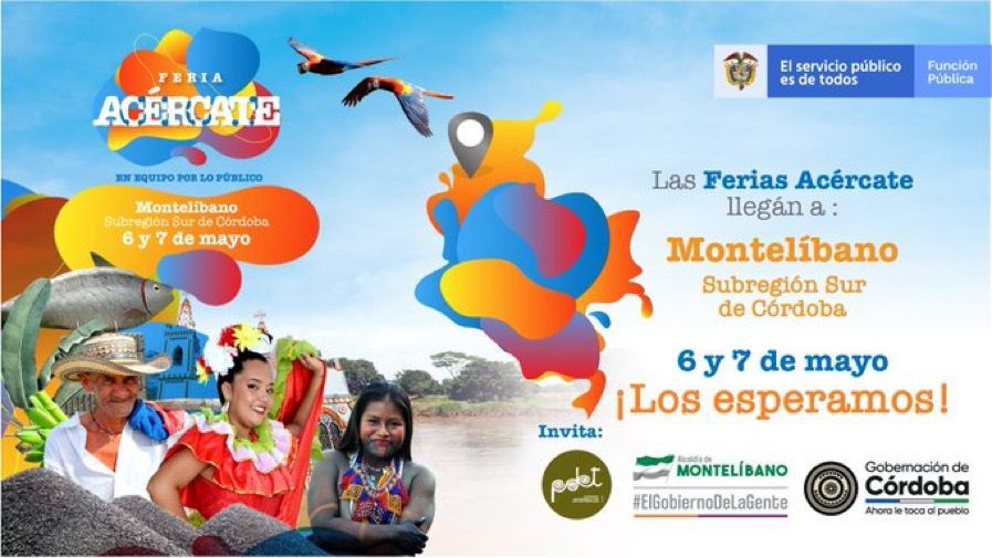 El CNMH hará parte de la Feria Acércate 2022 en Montelíbano, Córdoba