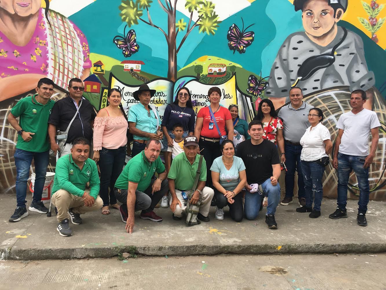 Dos murales para plasmar la memoria de Palocabildo.