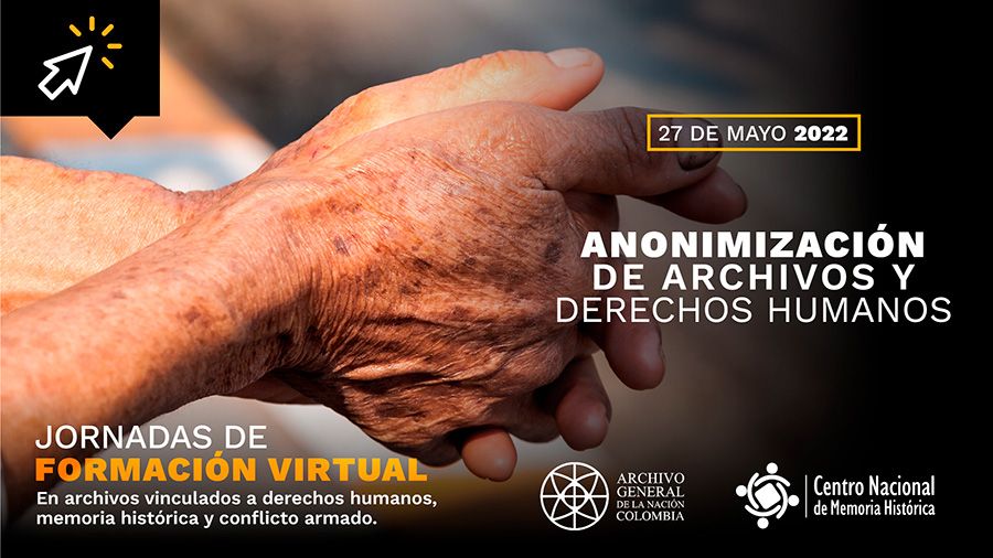 VIII Jornada de Formación Virtual: anonimización de archivos y Derechos Humanos