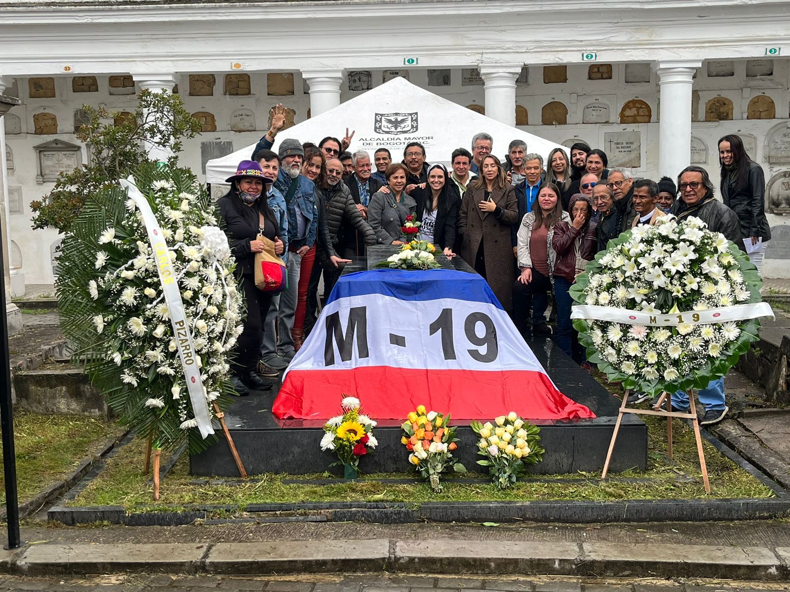 Conmemoración de los 33 años del asesinato de Carlos Pizarro