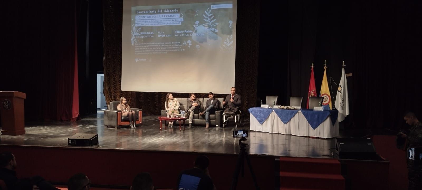 «Contar para reparar», voces de víctimas del conflicto tras el uniforme