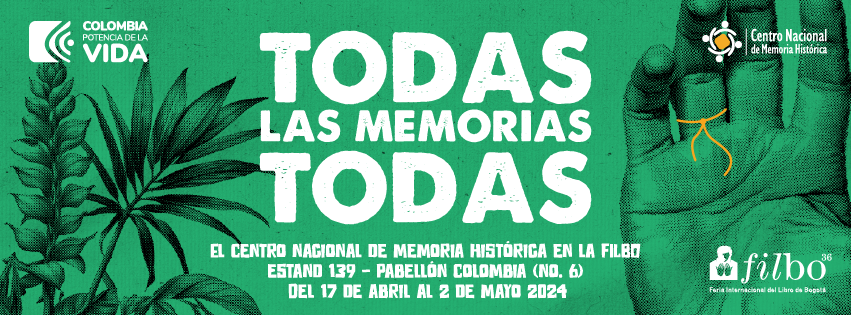 Desde el auditorio del Pabellón Colombia, el Centro Nacional de Memoria Histórica (CNMH) les invita a escuchar y a reconocer al territorio como testigo y víctima del conflicto armado.