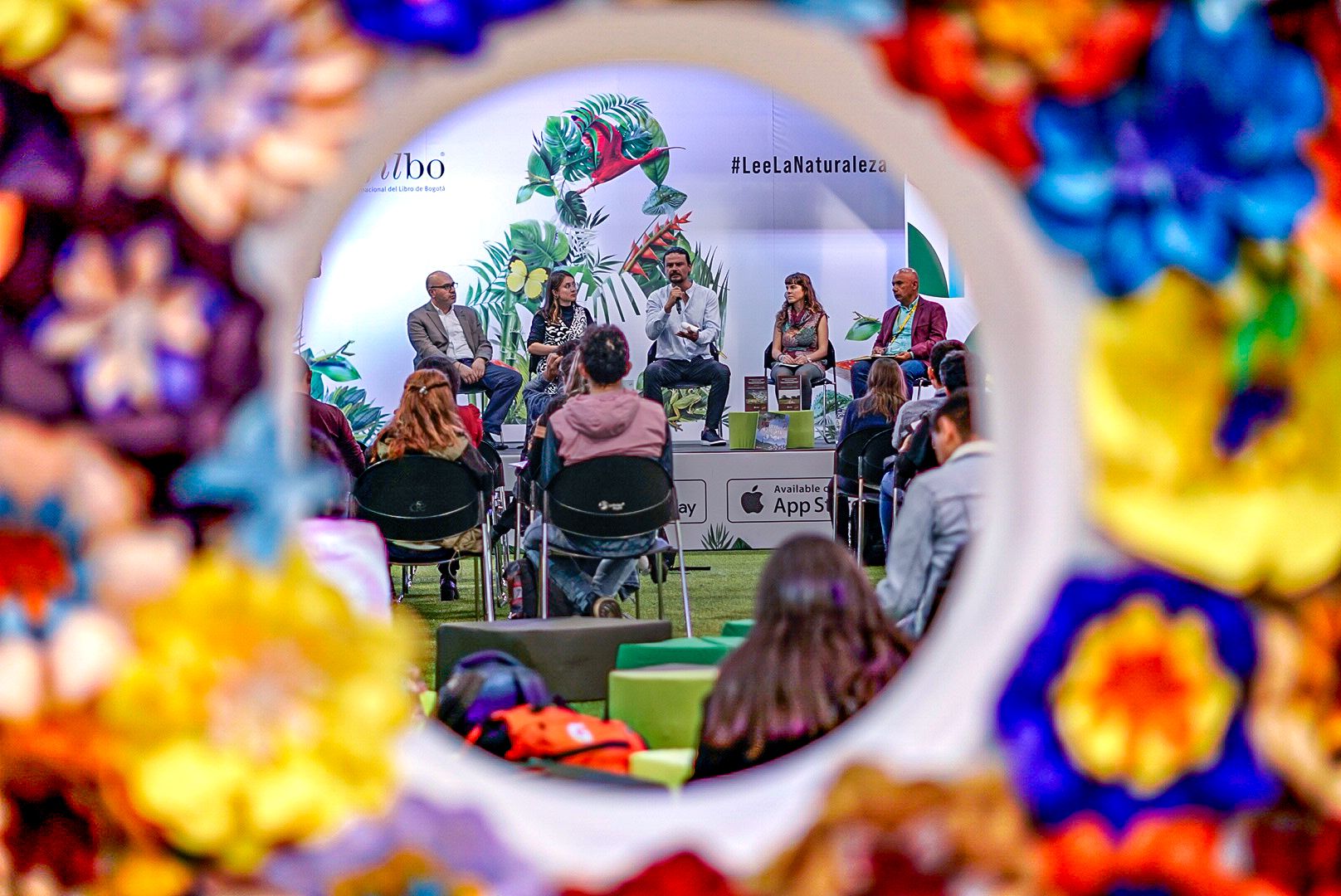 El CNMH leyó el mensaje de la naturaleza durante la FILBo 2024