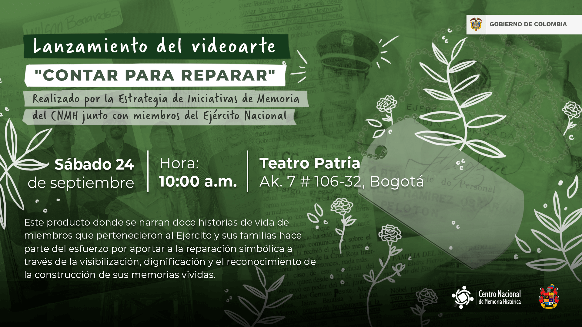 Lanzamiento «Contar para reparar»