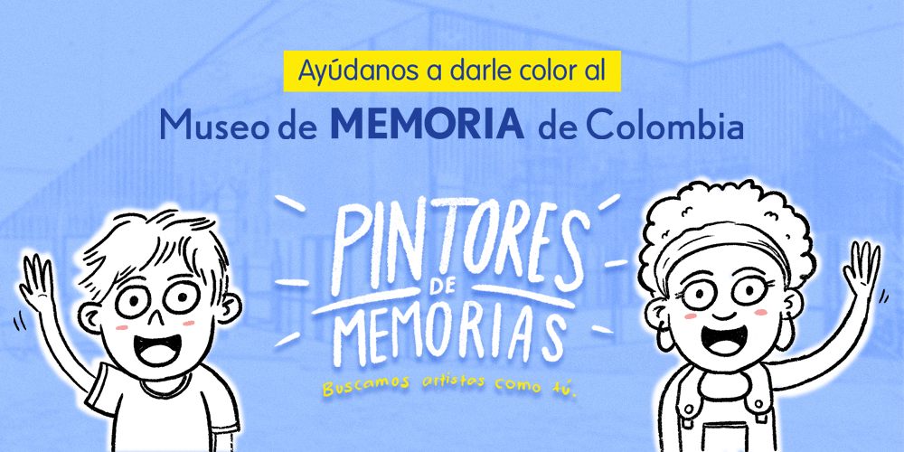 Los niños pintan en casa  el Museo de Memoria de Colombia