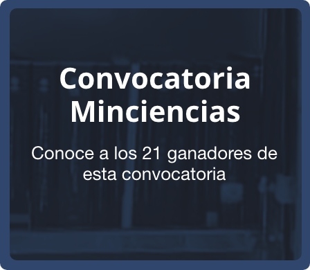 Botón. Convocatoria Minciencias