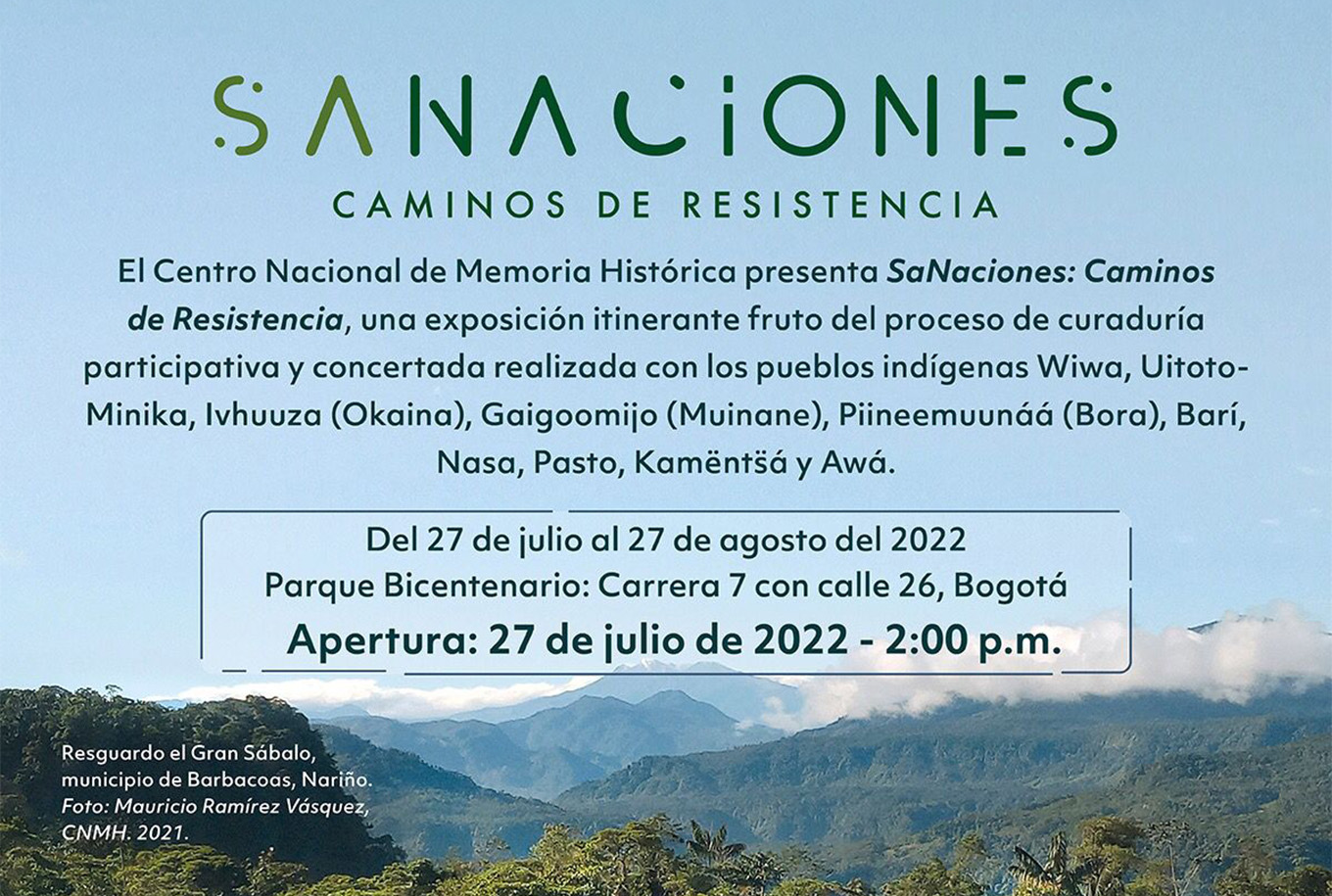 «SaNaciones: Caminos de resistencia», una exposición multiplataforma que protege la memoria étnica