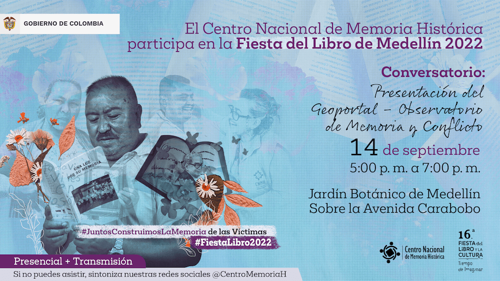 Lanzamiento del Geoportal del Observatorio de Memoria y Conflicto