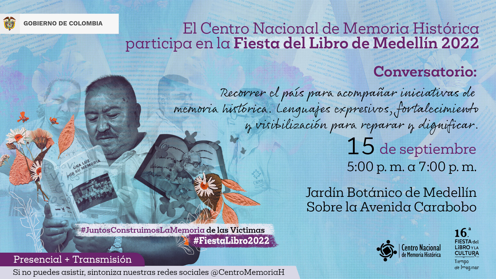 Conversatorio: recorrer el país para acompañar iniciativas de memoria histórica