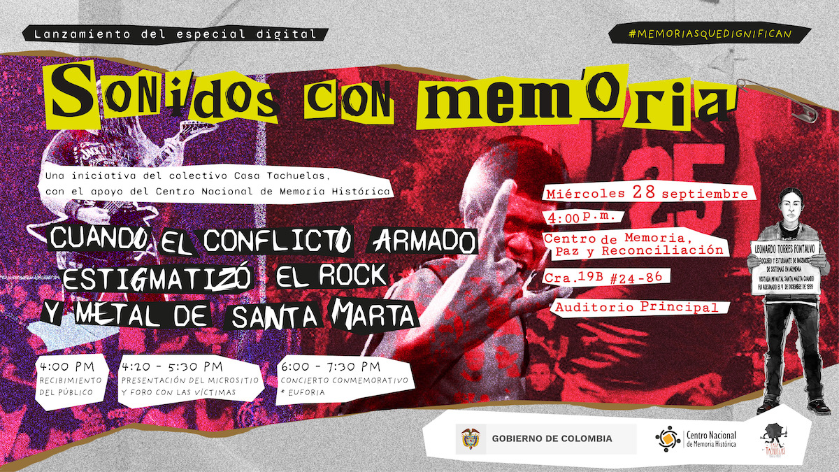 «Sonidos con memoria»: cuando el conflicto armado estigmatizó el rock y metal de Santa Marta