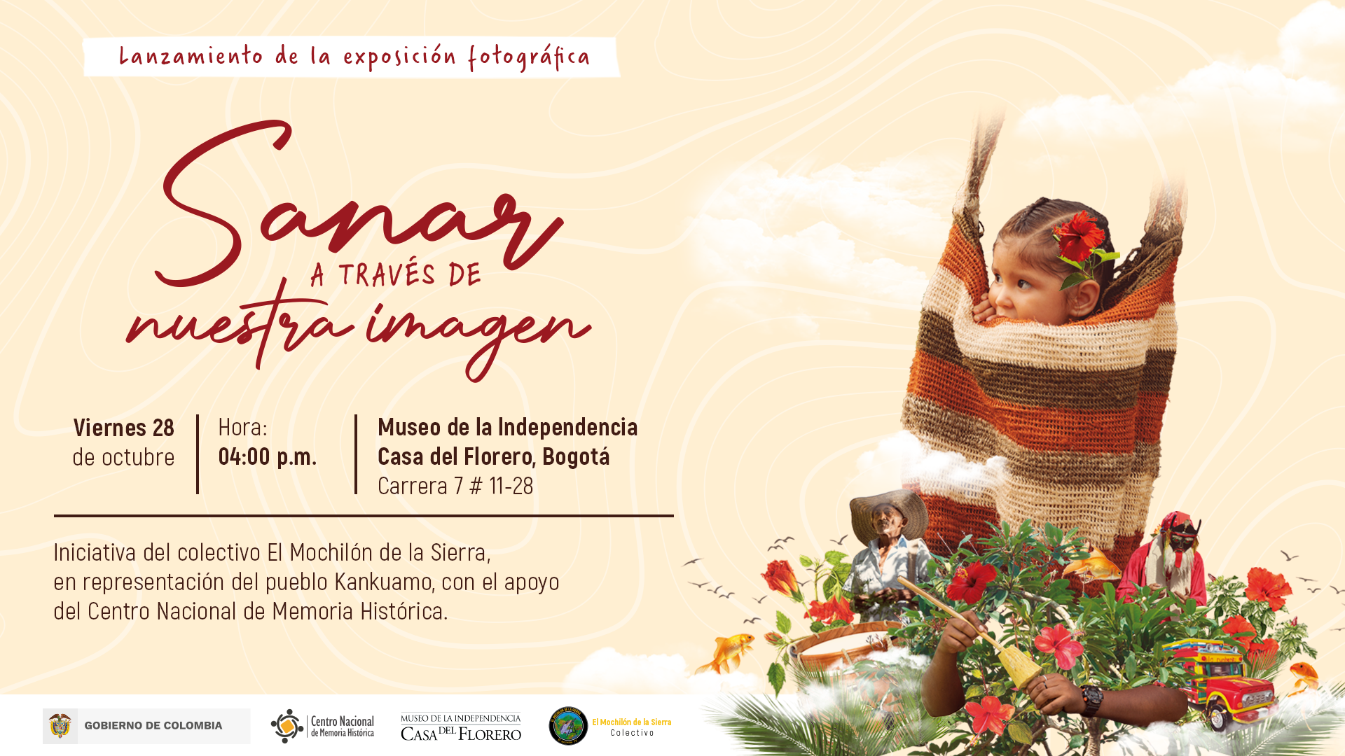 Indígenas kankuamos, sobrevivientes del conflicto, presentan la exposición «Sanar a través de nuestra imagen» en el Museo de la Independencia – Casa del Florero 