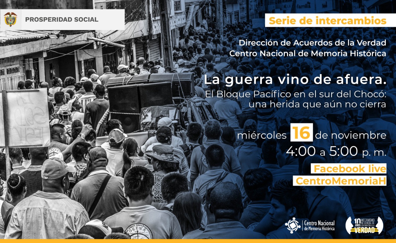 Conversatorio: recorrer el país para acompañar iniciativas de memoria histórica