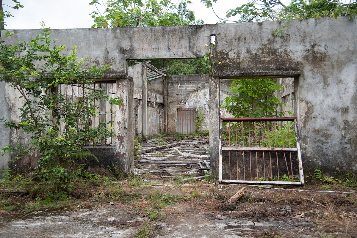 Esta es una parte de las ruinas de la escuela del viejo Bellavista