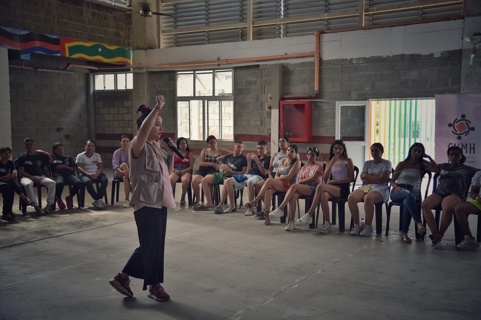 : Cuatro talleres dictó el CNMH durante el Arte Fest. En ellos participaron más de 60 niños, niñas y adolescentes de diferentes parte de Colombia.