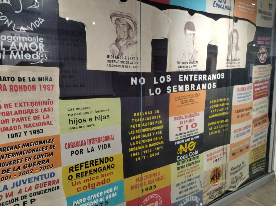 Imagen de uno de los paneles expositivos de la Casa Museo de Memoria sobre los derechos de las mujeres. 
