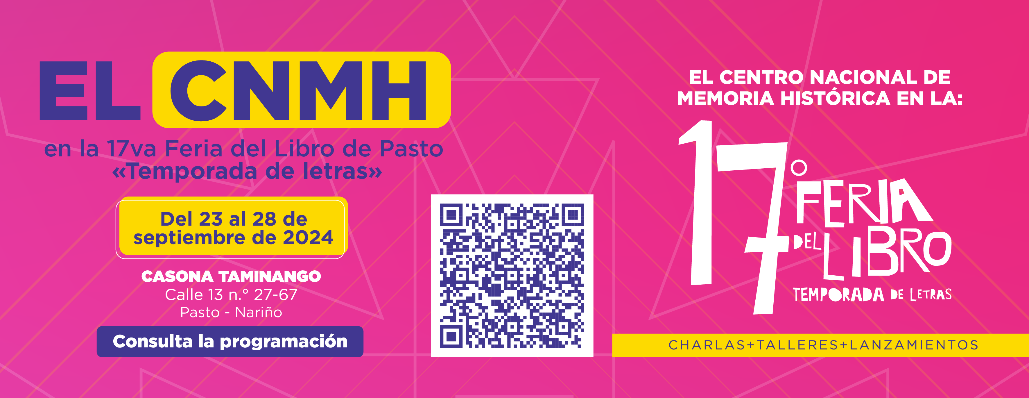 La escucha, un pilar fundamental del Centro Nacional de Memoria Histórica en su paso por la Feria del Libro de Pasto 2024