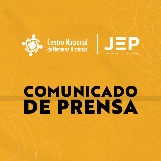 La JEP y el CNMH rechazan las expresiones de odio y de estigmatización a las víctimas del conflicto armado colombiano