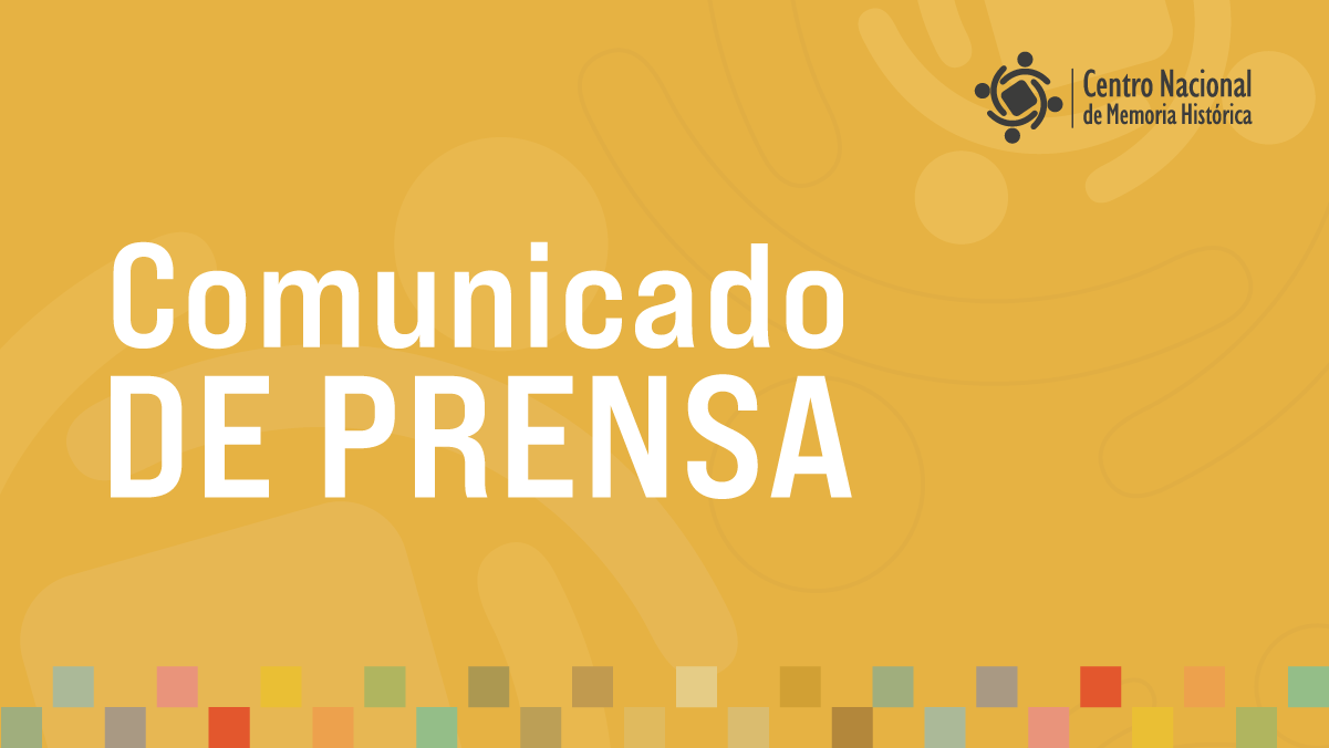 banner comunicado de prensa cnmh