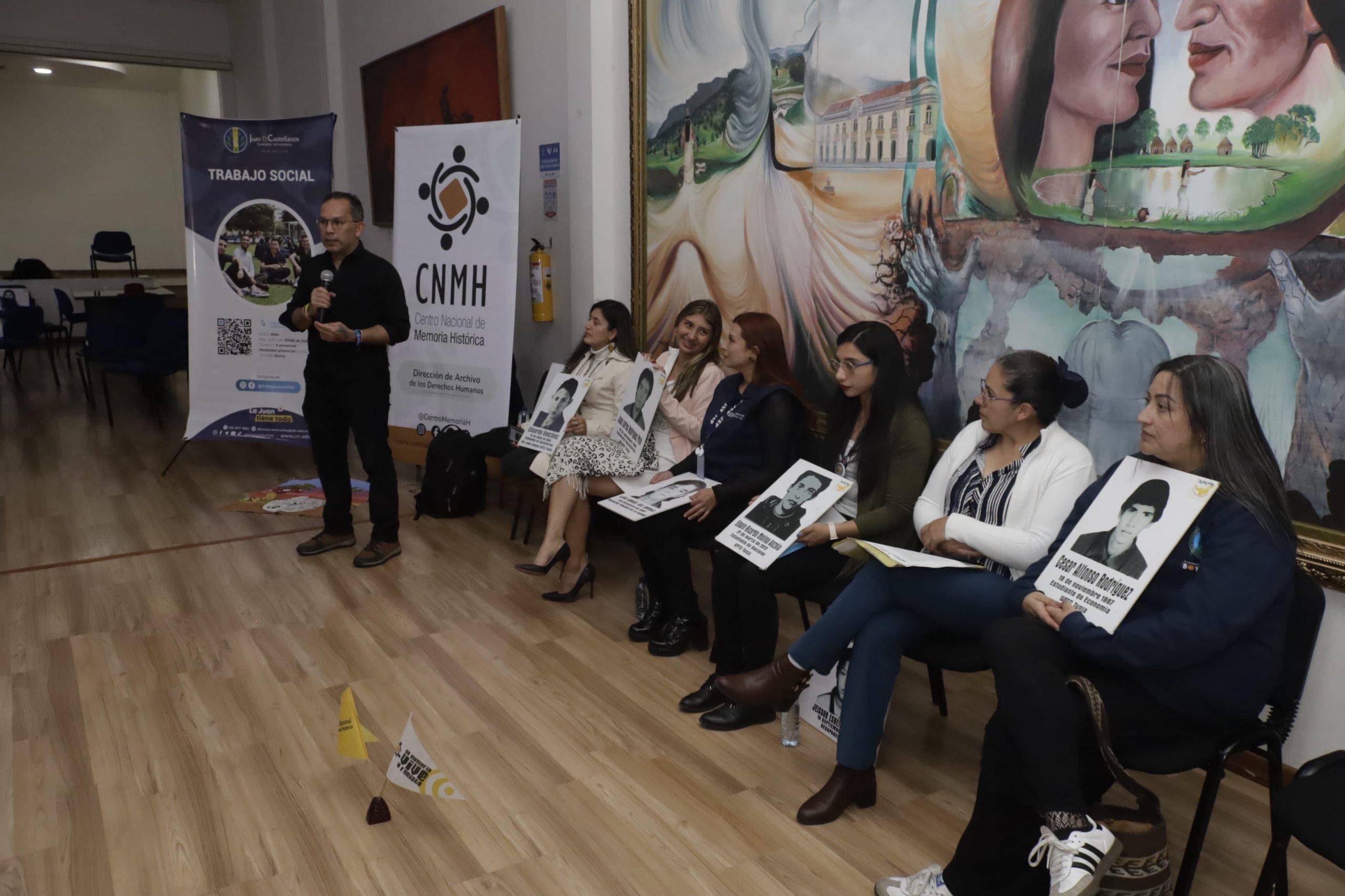 Conversatorio «La importancia de la memoria histórica para la no repetición en Boyacá», un espacio para visibilizar las violaciones a los derechos humanos en el departamento y rendir homenaje a las víctimas del conflicto armado.