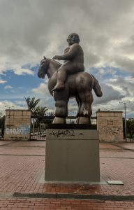 monumento Botero hombre a caballo