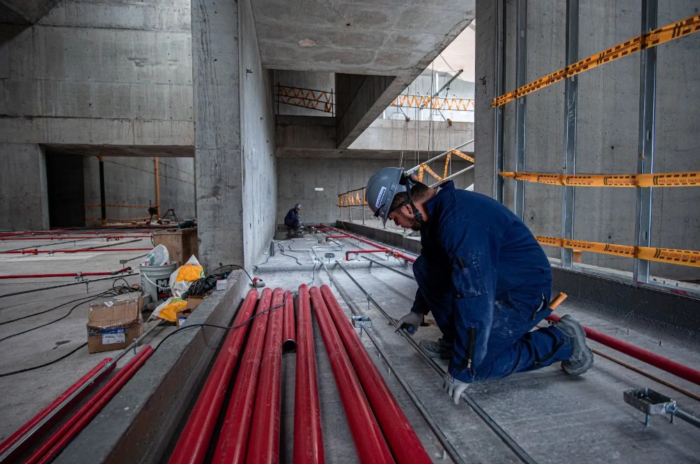 Piso técnico y redes de la infraestructura del Museo