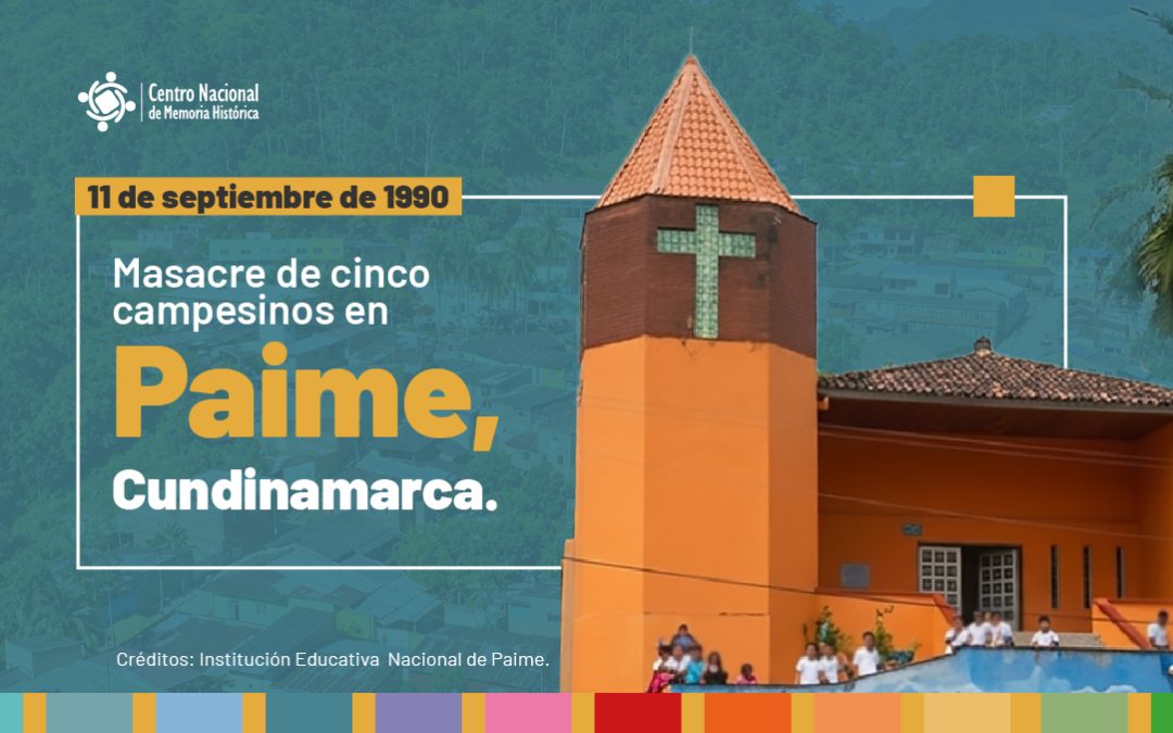 Masacre de cinco campesinos en la vereda Tatao del municipio de Paime, Cundinamarca